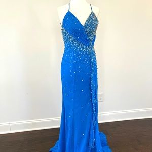 Dark Blue Evening | Prom | Pageant Gown